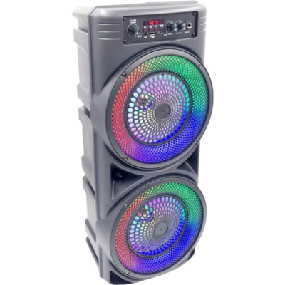 Boxa Portabila cu Bass, Lumini RGB, BT/AUX/USB
